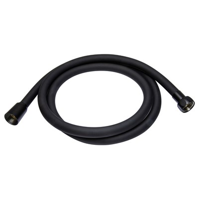 Шланг душевой 175 см имп/кон, силиконовый ЧЕРНЫЙ МАТОВЫЙ MIXLINE MIX-7-175 ЛЮКС (блистер) 557330