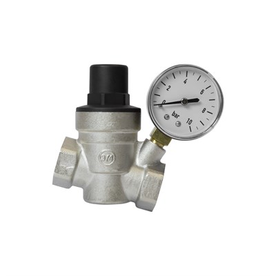 Редуктор давления мембранный 3/4'' диап регул: 1,0 - 6,0 бар с манометром VRT 556921