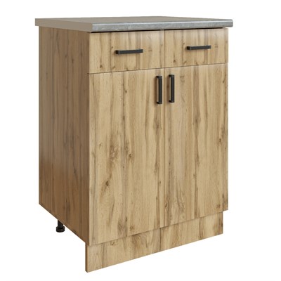 Стол разделочный 60 вотан (2 ящика) столешница бетон 557978