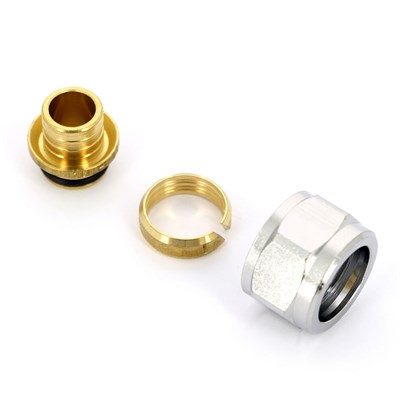 Концовка для пласт. труб 20х2 евроконус 3/4" 882590