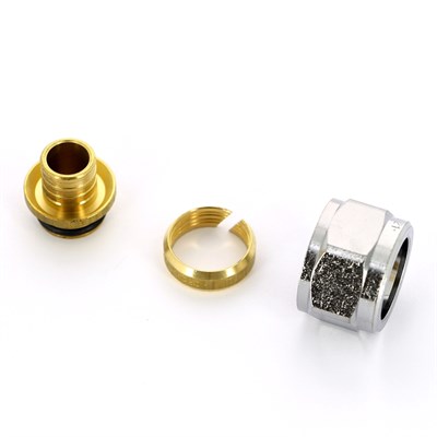 Концовка для пласт. труб 20х2,8 евроконус 3/4" 863731