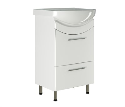 Тумба д/ванной "РАДУГА-50" белая под раковину Уют-50 (Rosa) 558137