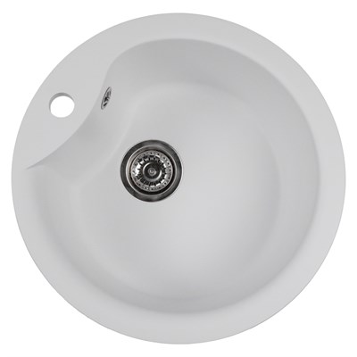 Мойкa ML-GMS101 СТАНДАРТ круглая, белый (331), 480 мм (глуб. чаши 190) 558079