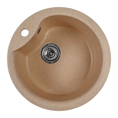 Мойкa ML-GMS101 СТАНДАРТ круглая, песочный (302), 480 мм (глуб. чаши 190) 558081