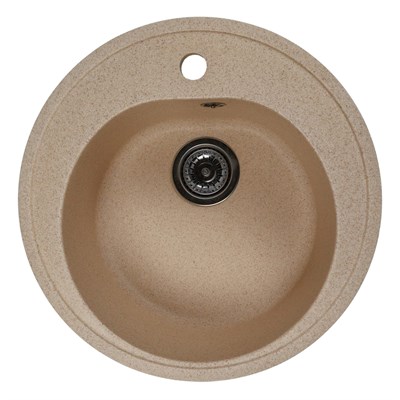 Мойкa ML-GMS102 СТАНДАРТ круглая, песочный (302), 500 мм (глуб. чаши 170) 558087