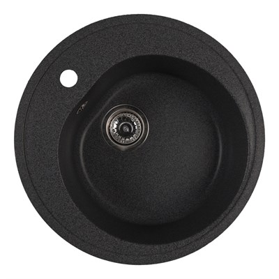 Мойкa ML-GMS102 СТАНДАРТ круглая, черный (308), 500 мм (глуб. чаши 170) 558086
