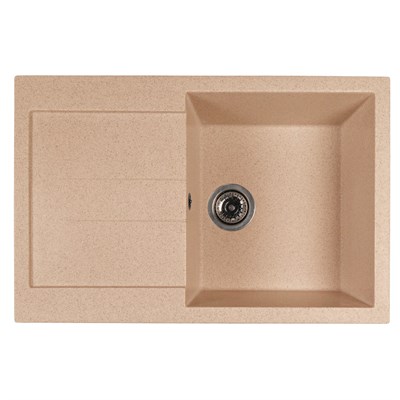 Мойка ML-GMS107 СТАНДАРТ с крылом, песочный (302), 770*493*190мм 558129