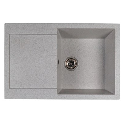 Мойка ML-GMS107 СТАНДАРТ с крылом, серый (310), 770*493*190мм 558132