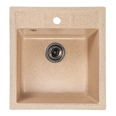 Мойка ML-GMS110 СТАНДАРТ прямоугольная, бежевый (328), 497*440*175мм 558094