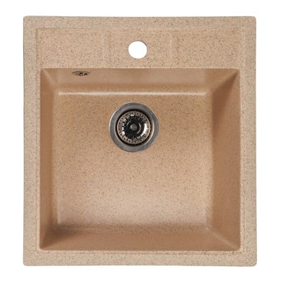 Мойка ML-GMS110 СТАНДАРТ прямоугольная, песочный (302), 497*440*175мм 558093