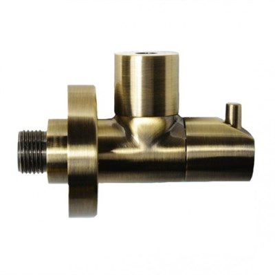 Кран (1/2"«папа»хДу=10мм) латунный угловой; цвет-хром 865263