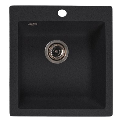 Мойка ML-GMS118 СТАНДАРТ прямоугольная, черный (308), 492*417*190мм 558104