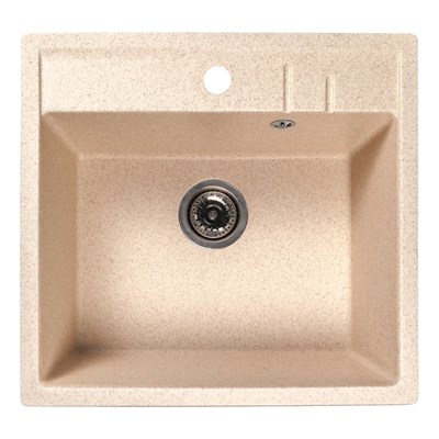 Мойка ML-GMS121 СТАНДАРТ прямоугольная, бежевый (328), 555*495*190мм 558100