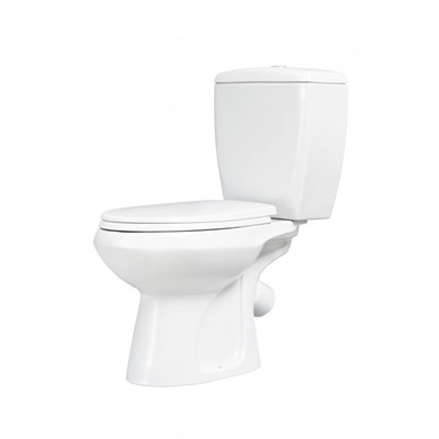 Унитаз-компакт "Элисса" белый Премьер Стандарт (кос, НИЖН, сид.полипроп, 1кн.арм.Уклад) (Ст.Оскол) 558410