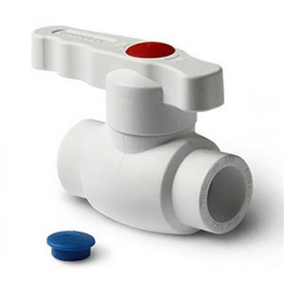 Кран 20 шаровой Stndart серый, ручка 862359