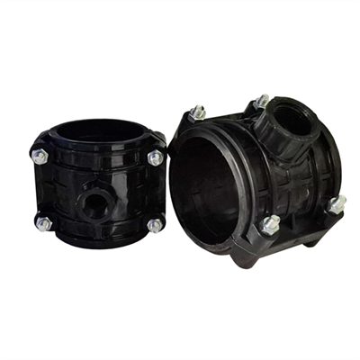 Седелка ПЭ с внут. труб. резьбой 90 - 1" 2 болта (обж.) ТПК-АКВА 558475