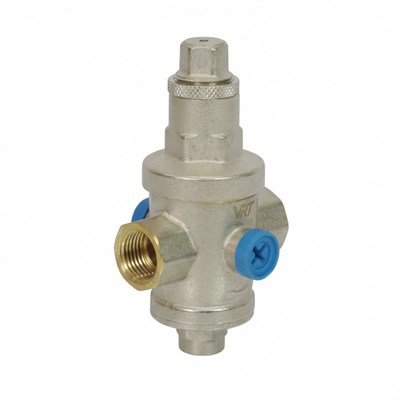 Редуктор давления мембранный 1/2'' диап регул: 1,0 - 7,0 бар  с отв 1/4" под рад манометр VRT 556964