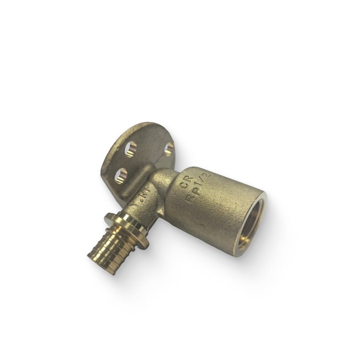 Водорозетка аксиальная удлиненная В 16 х 1/2" 59 мм, MX, для фальшстены, латунь 885592