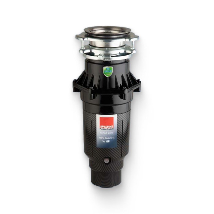 Измельчитель пищевых отходов McAlpine Perfect Grind, 395х170 мм, 550 Вт (0,75 л.с.), 2500 об/мин. 869515