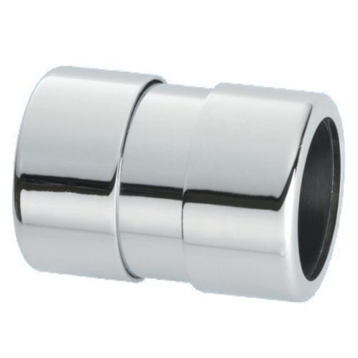 Муфта латунная компрессионная Ду=32ммхДу=32мм; цвет-хром 874542