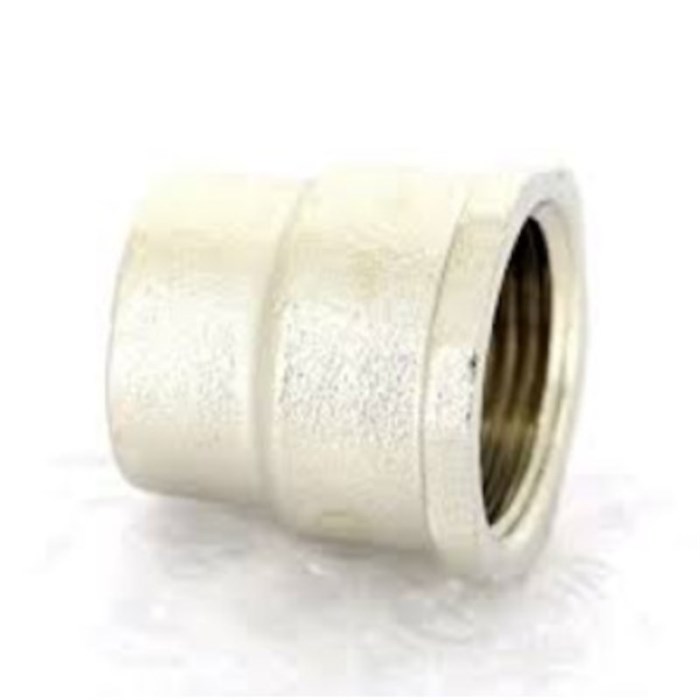 Муфта переходная 3/4" х 1/2", никелированная 865010