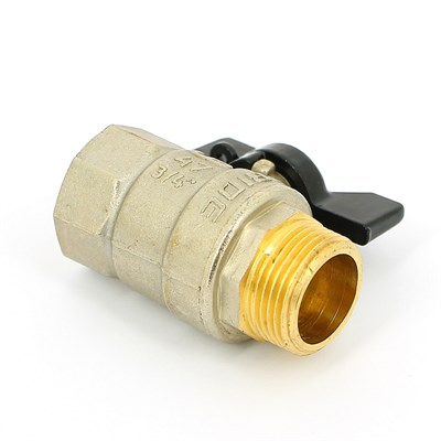 Кран ВВ 1/2" газовый Pride, стандартный проход, бабочка 858815