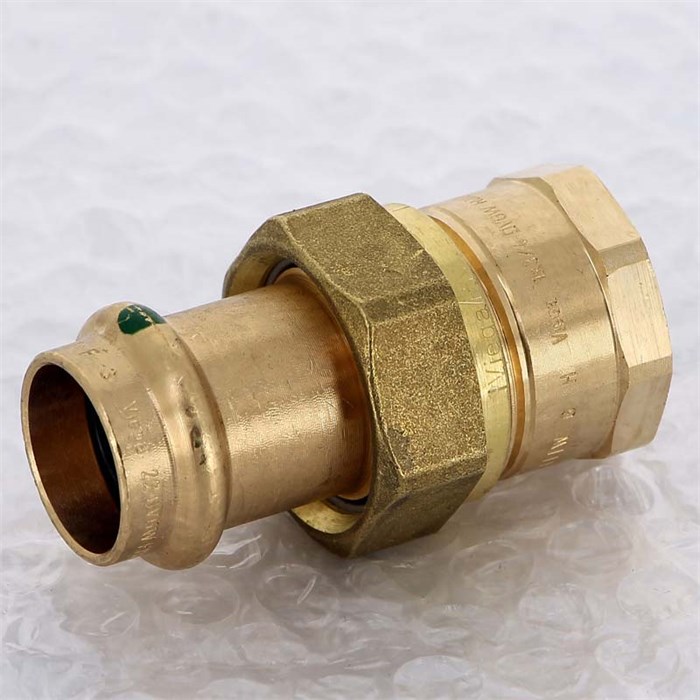 Муфта пресс-В 22x3/4' с разъемным соединением бронза Sanpress SC-Contur 857653