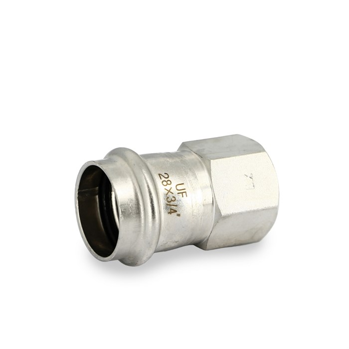 Муфта пресс-В 28 х 3/4", нержавеющая сталь 885313