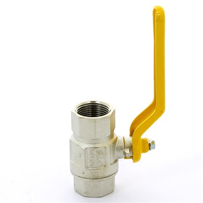 Кран ВВ 3/4' газовый ручка желтая LONDON 874351