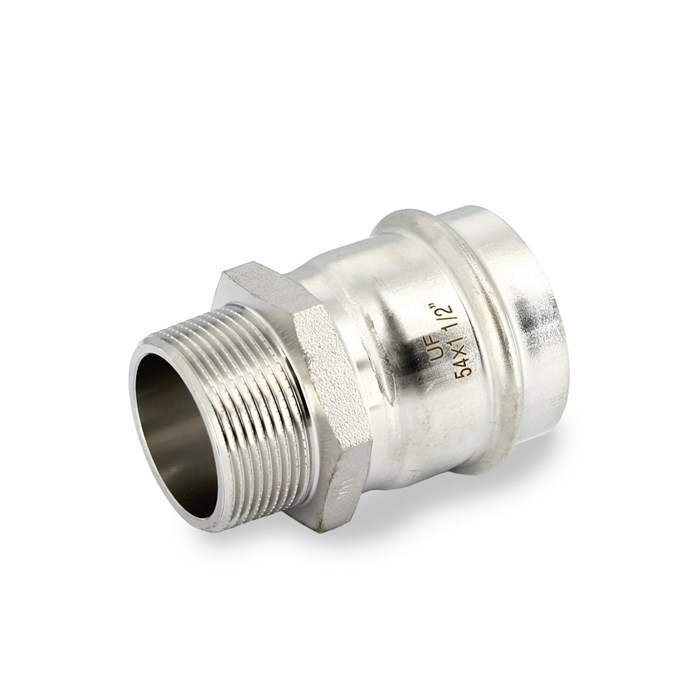 Муфта пресс-Н 54 х 1 1/2", нержавеющая сталь 865621