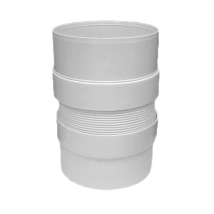 Муфта раздвижная (L180-320мм) гофрированная; вход/выход Дн=110мм 877414