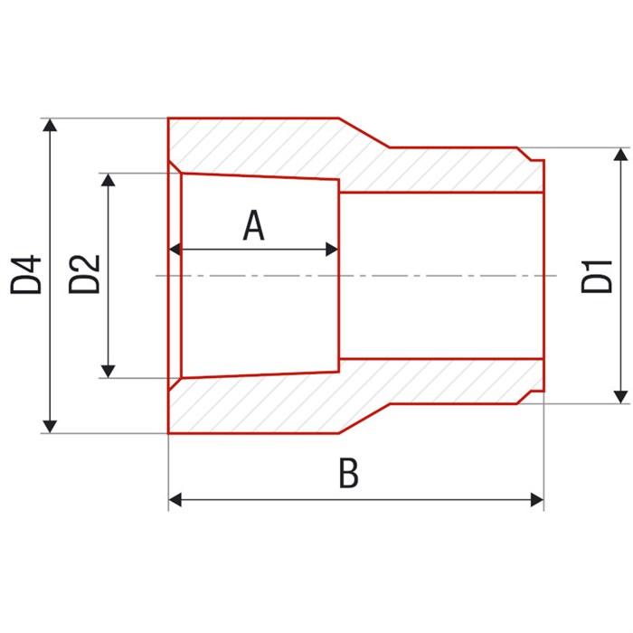 Муфта редукционная 63х32 871793