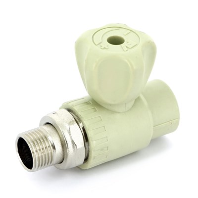 Кран для радиаторов сварка-Н 20x1/2"с разъёмным соединением 860410