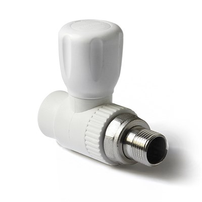 Кран Н 20 х 1/2" с разъемным соединением, для радиаторов, цвет серый 871382