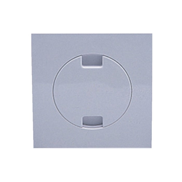 Насадка сливная (L150ммх150мм, пластик) с декоративной заглушкой и решёткой; цвет-белый. Для изделий 860118