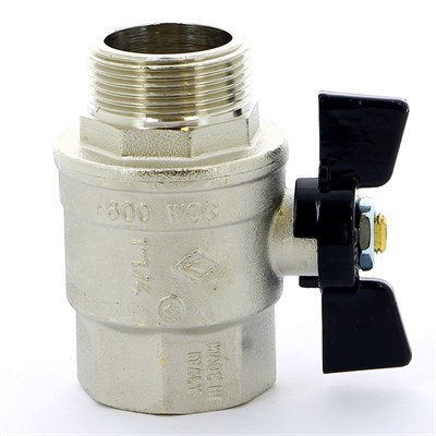 Кран НВ 1'1/4 бабочка OREGON серия 307 полный проход 866597