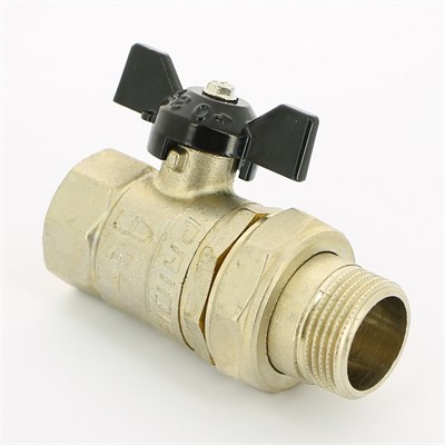 Кран НВ 1" с разъемным соединением Pride, стандартный проход, бабочка 883843