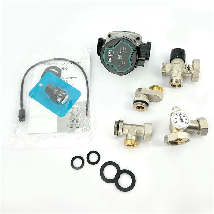 Насосно-смесительная группа SOLOMIX X с наружной резьбой 1", с насосом Uni-Fitt GTA 25-7 130 869282