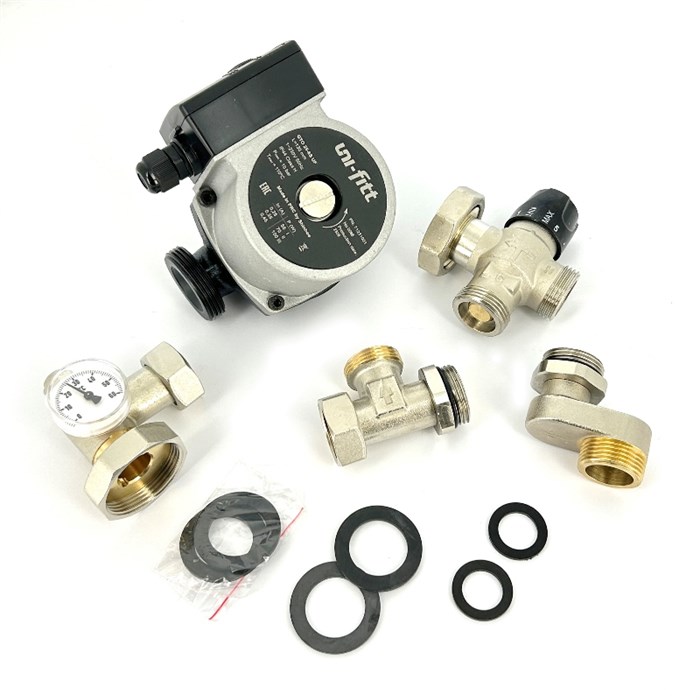 Насосно-смесительная группа SOLOMIX X с наружной резьбой 1", с насосом Uni-Fitt GTO 25-6S 130 886109