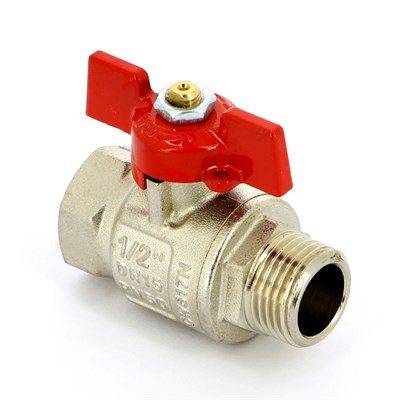 Кран НВ 1/2" полнопроходной, бабочка ETALON 869902