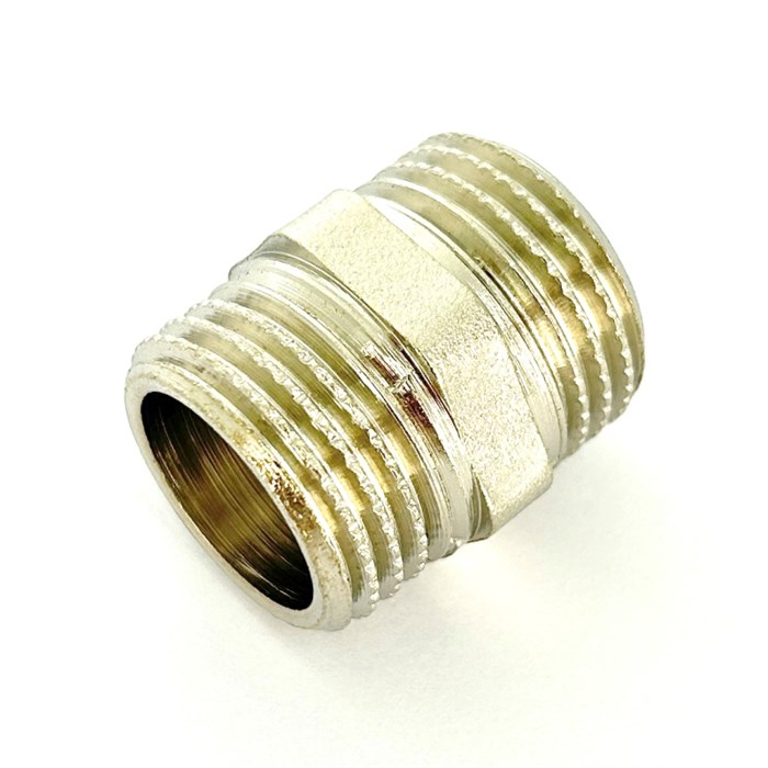 Ниппель Н 1/2" никелированный 886876