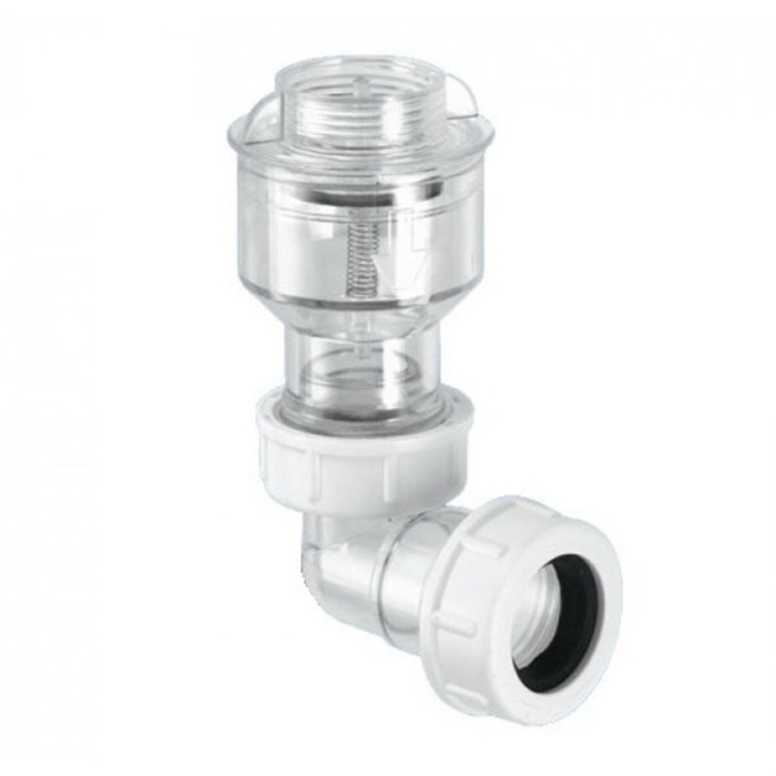 Обратный клапан (подпружиненная мембрана) вертикальный 3/4"«мама»хДу=19-23мм (компрессионное соедине 875940