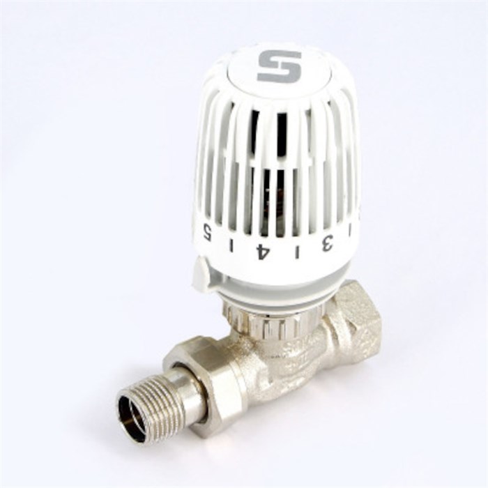 Ограничитель температуры обратного потока теплоносителя НВ 1/2" х 3/4" ЕК с разъём. соедин.,никел. 884099