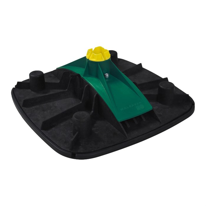 Опора 480 x 480 мм кровельная с антивибр. ковриком BIS Yeti 871572