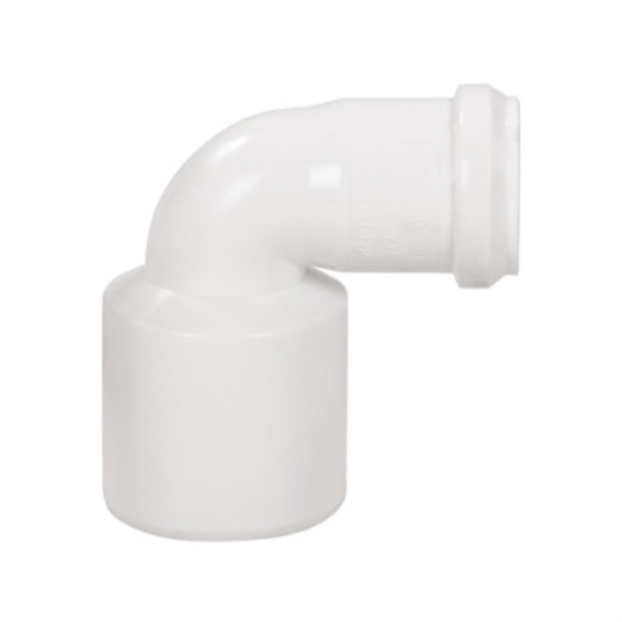 Отвод 32/50 х 87' редукционный белый, HTBR 875547