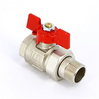 Кран НВ 3/4" с разъемным соединением, полнопроходной, бабочка ETALON 877182