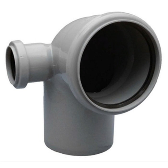 Отвод канализационный d110*87 с выходом 50 (левый) OSTENDORF 869783