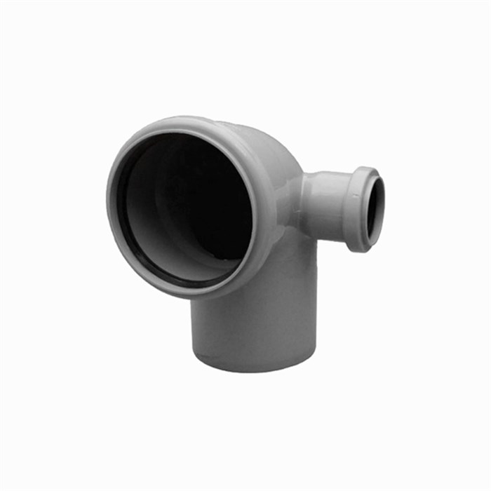 Отвод канализационный d110*87 с выходом 50 (правый) OSTENDORF 866505