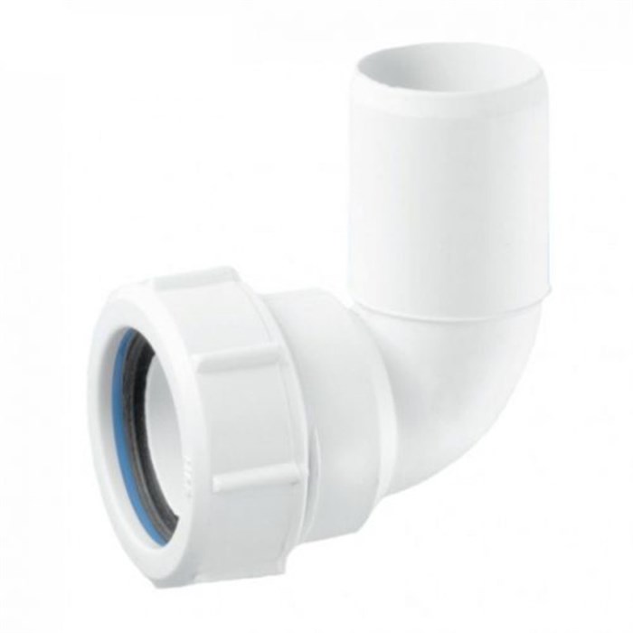 Отвод на 90° компрессионный Ду=50ммхДн=50мм; цвет-белый 868716