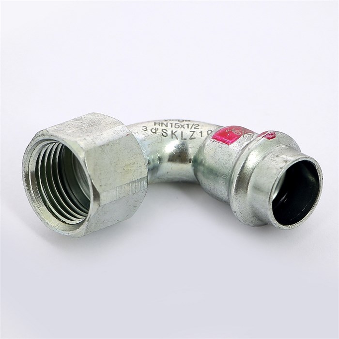 Отвод пресс-В 15 х 1/2" оцинк.сталь Prestabo SC-Contur 862007